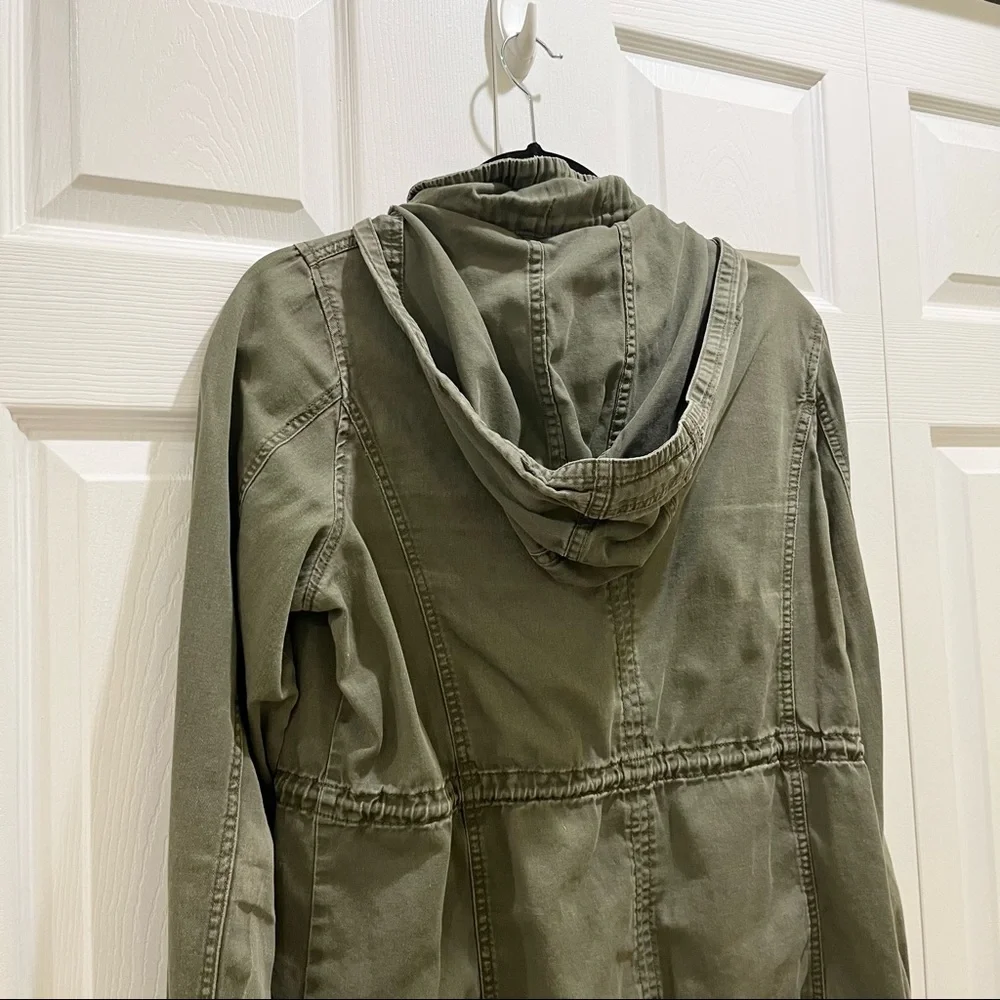 Bajee Collection Green Utility Jacket Large - Picture 7 of 9